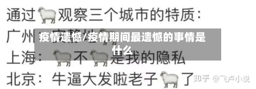 疫情遗憾/疫情期间最遗憾的事情是什么