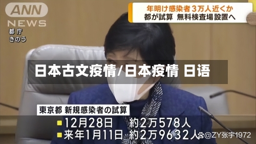 日本古文疫情/日本疫情 日语