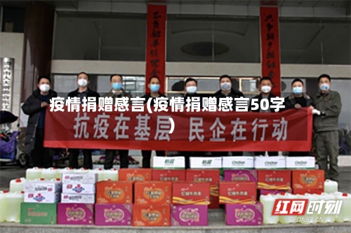 疫情捐赠感言(疫情捐赠感言50字)