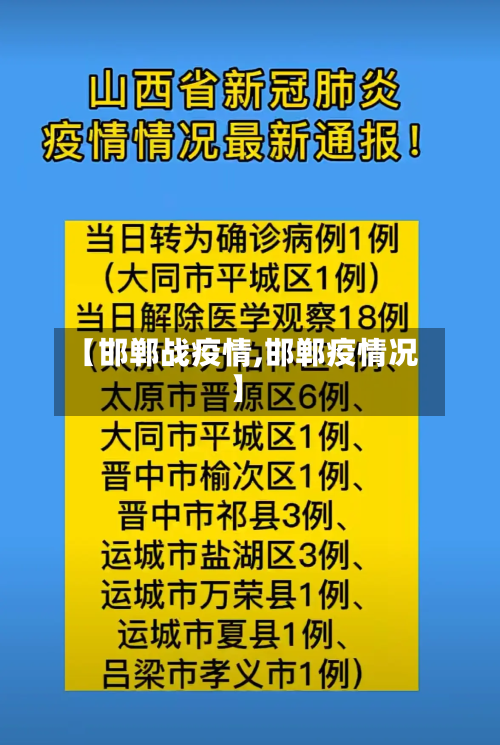 【邯郸战疫情,邯郸疫情况】