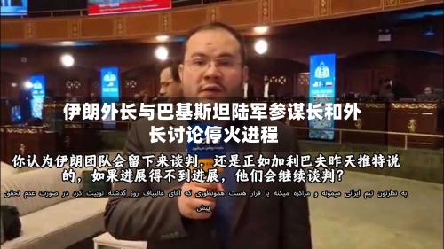 伊朗外长与巴基斯坦陆军参谋长和外长讨论停火进程